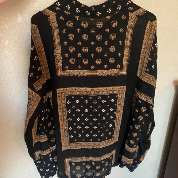 Free People Long Sleeve Blouse | Size XS - Picture 2 of 2
